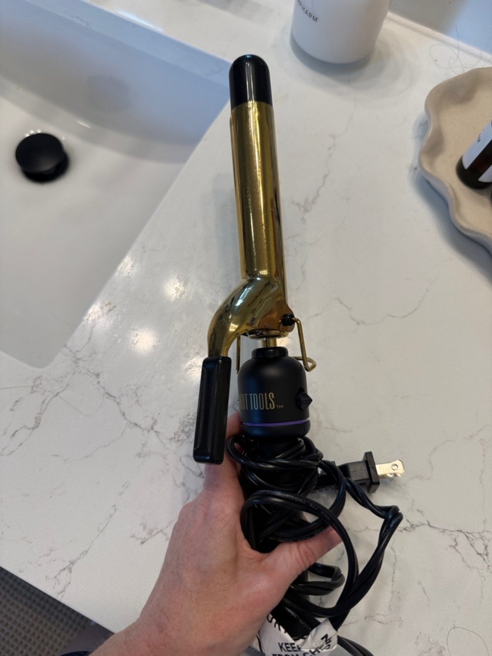 Hot tools 1” curling iron